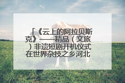 《云上的阿拉贝斯克》——精品（文旅）非遗短剧开机仪式在世界杂技之乡河北吴桥成功举办