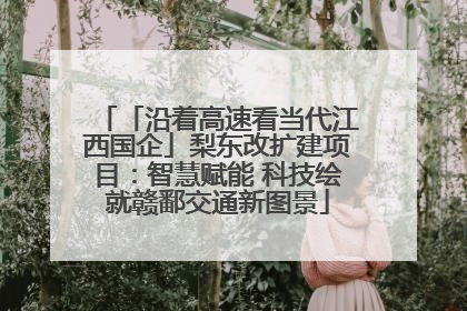 「沿着高速看当代江西国企」梨东改扩建项目：智慧赋能 科技绘就赣鄱交通新图景