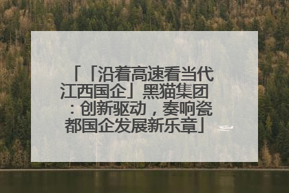 「沿着高速看当代江西国企」黑猫集团：创新驱动，奏响瓷都国企发展新乐章