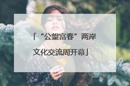 “公望富春”两岸文化交流周开幕