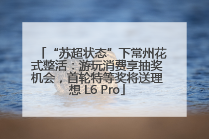 “苏超状态”下常州花式整活：游玩消费享抽奖机会，首轮特等奖将送理想 L6 Pro