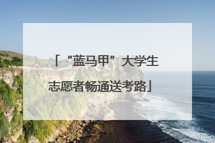 “蓝马甲”大学生志愿者畅通送考路