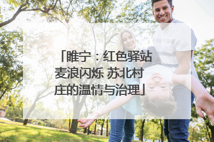 睢宁：红色驿站麦浪闪烁 苏北村庄的温情与治理