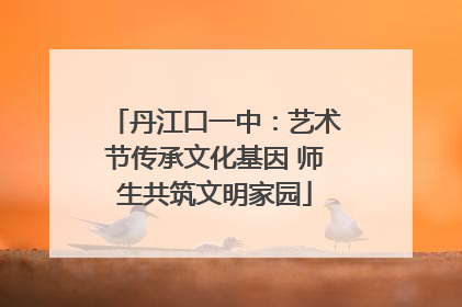 丹江口一中：艺术节传承文化基因 师生共筑文明家园