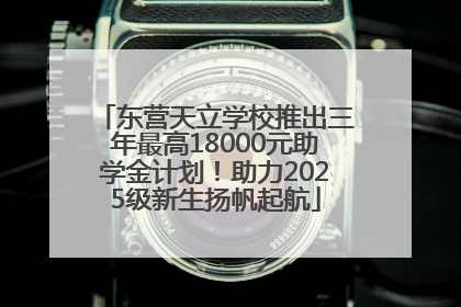 东营天立学校推出三年最高18000元助学金计划！助力2025级新生扬帆起航