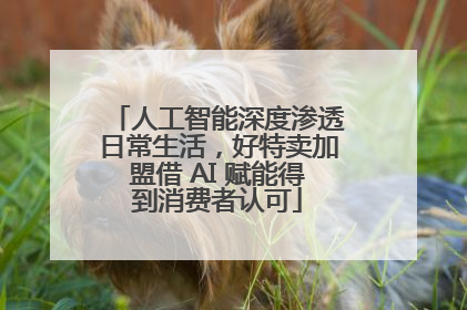 人工智能深度渗透日常生活，好特卖加盟借 AI 赋能得到消费者认可