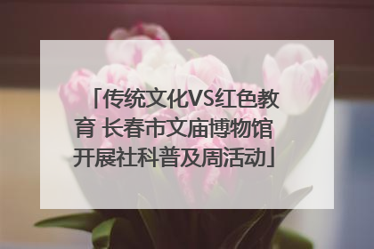 传统文化VS红色教育 长春市文庙博物馆开展社科普及周活动