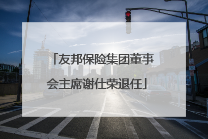 友邦保险集团董事会主席谢仕荣退任