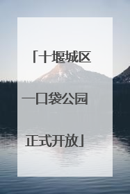 十堰城区一口袋公园正式开放