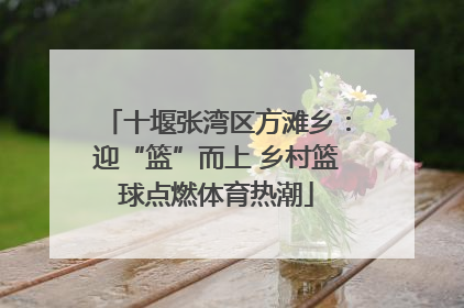 十堰张湾区方滩乡：迎“篮”而上 乡村篮球点燃体育热潮