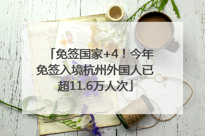 免签国家+4！今年免签入境杭州外国人已超11.6万人次