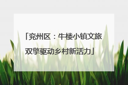 兖州区：牛楼小镇文旅双擎驱动乡村新活力