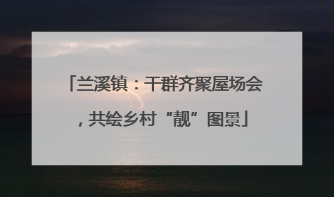 兰溪镇：干群齐聚屋场会，共绘乡村“靓”图景