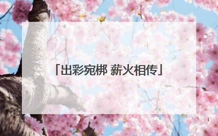 出彩宛梆 薪火相传