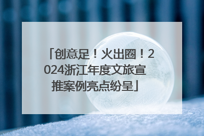 创意足！火出圈！2024浙江年度文旅宣推案例亮点纷呈