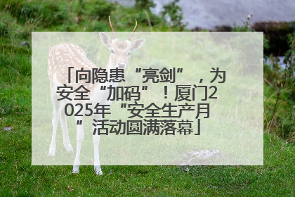 向隐患“亮剑”，为安全“加码”！厦门2025年“安全生产月”活动圆满落幕