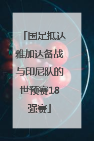 国足抵达雅加达备战与印尼队的世预赛18强赛