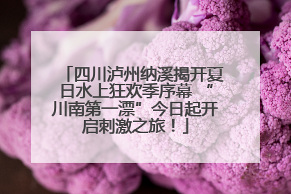 四川泸州纳溪揭开夏日水上狂欢季序幕 “川南第一漂”今日起开启刺激之旅！