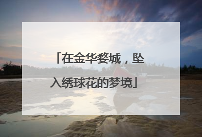 在金华婺城，坠入绣球花的梦境