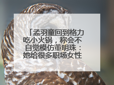孟羽童回到格力吃小火锅，称会不自觉模仿董明珠：她给很多职场女性力量和指引