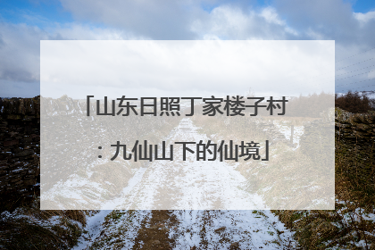 山东日照丁家楼子村：九仙山下的仙境