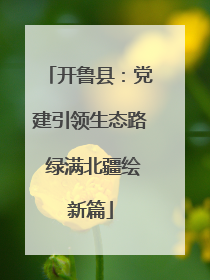 开鲁县：党建引领生态路 绿满北疆绘新篇