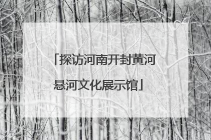 探访河南开封黄河悬河文化展示馆