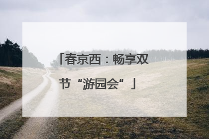 春京西：畅享双节“游园会”