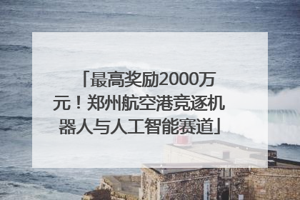 最高奖励2000万元！郑州航空港竞逐机器人与人工智能赛道