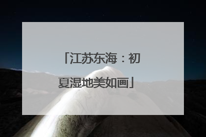 江苏东海：初夏湿地美如画