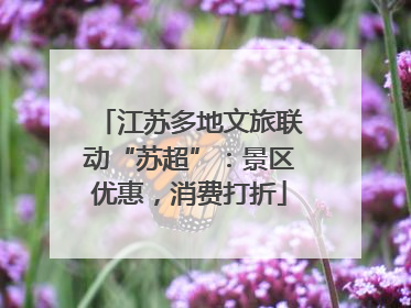 江苏多地文旅联动“苏超”：景区优惠，消费打折