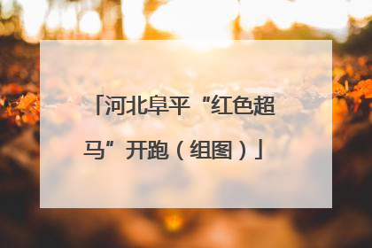 河北阜平“红色超马”开跑（组图）