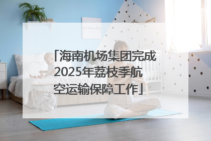海南机场集团完成2025年荔枝季航空运输保障工作
