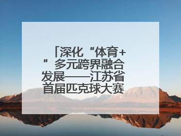 深化“体育+”多元跨界融合发展——江苏省首届匹克球大赛在无锡开赛