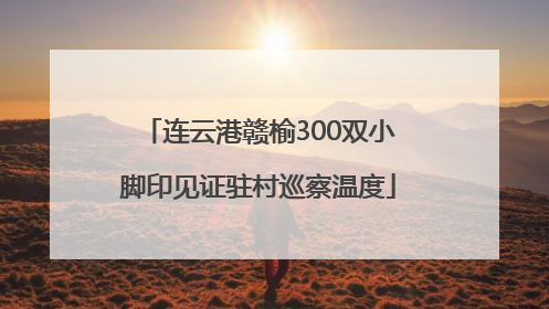 连云港赣榆300双小脚印见证驻村巡察温度