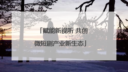 赋能新视听 共创微短剧产业新生态