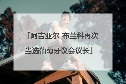 阿吉亚尔-布兰科再次当选葡萄牙议会议长