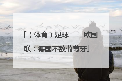 （体育）足球——欧国联：德国不敌葡萄牙