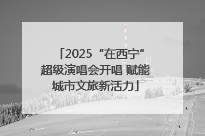 2025“在西宁”超级演唱会开唱 赋能城市文旅新活力